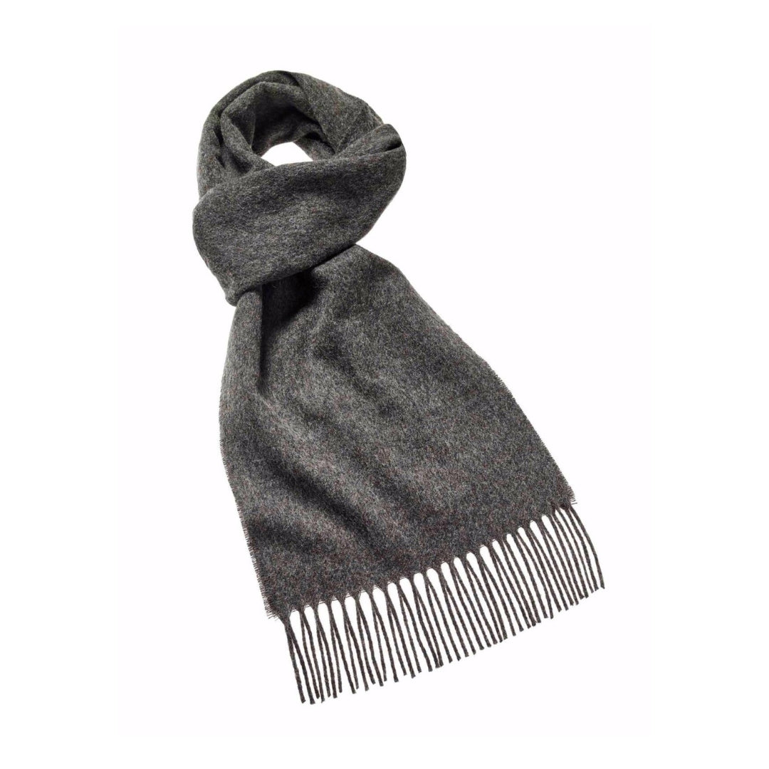 Merino Wool Scarf - Grey