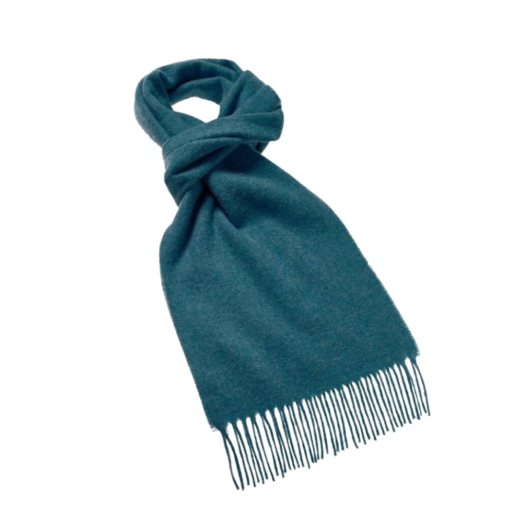 Merino Wool Scarf - Teal