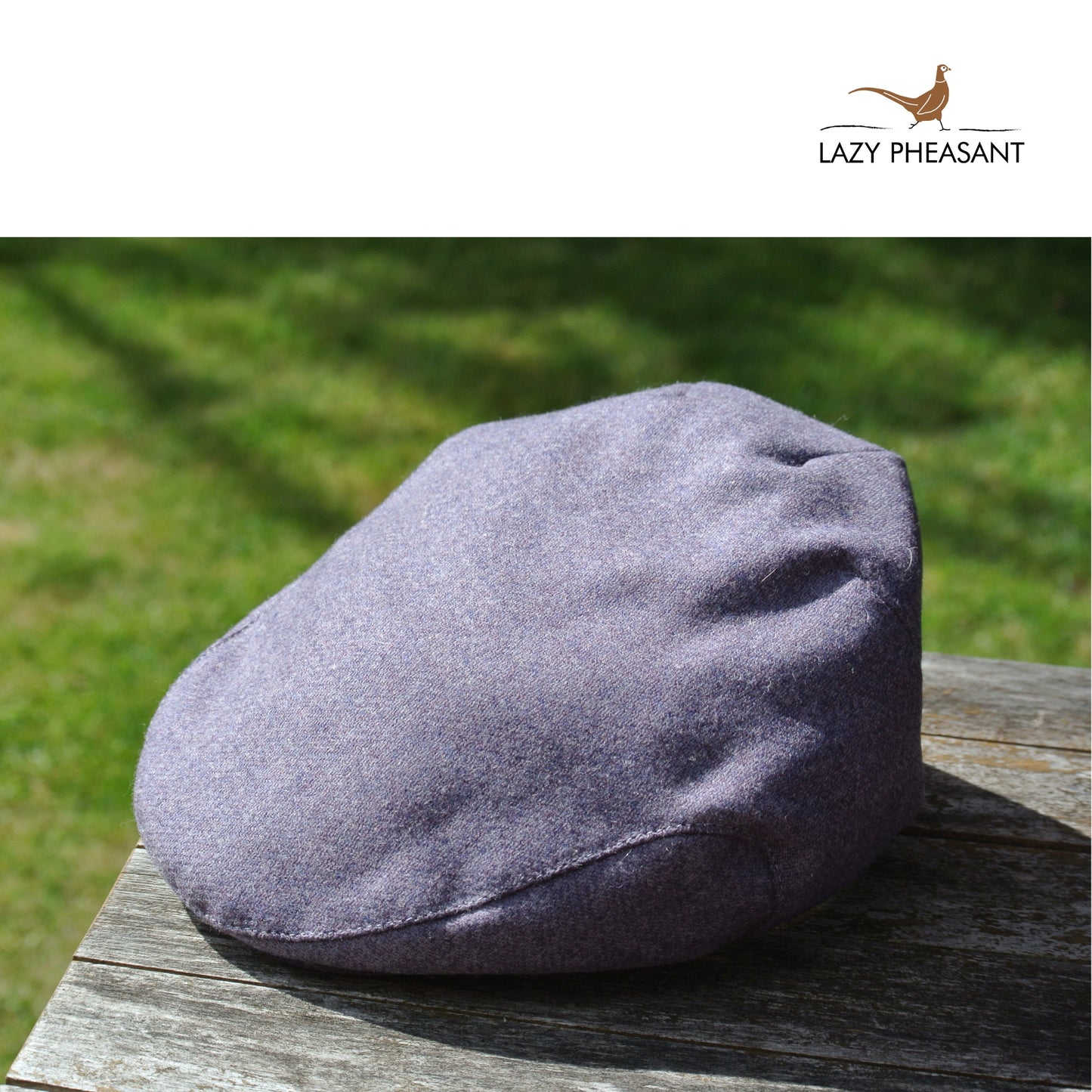 Tweed Flat Cap - Lilac