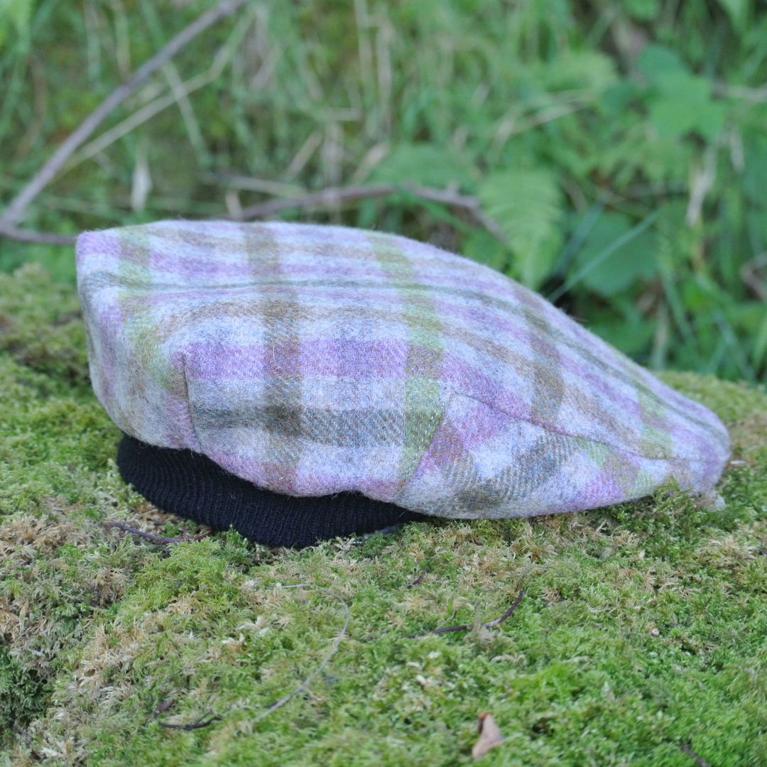 Kids Tweed Flat Cap - Heather