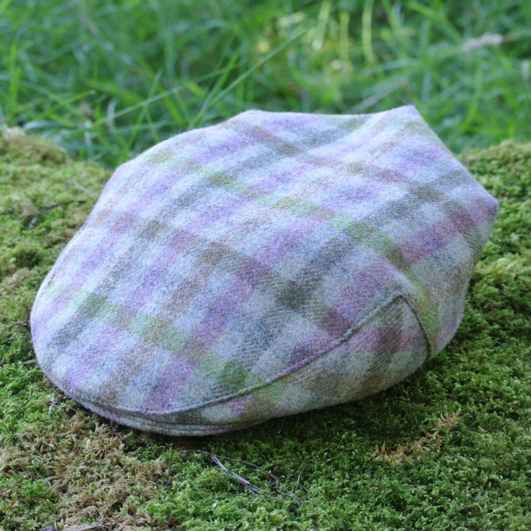 Kids Tweed Flat Cap - Heather