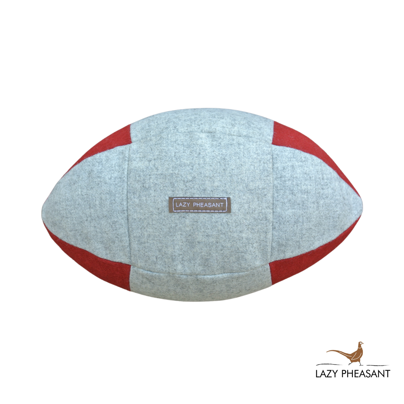 Rugby Ball Cushion - Rose