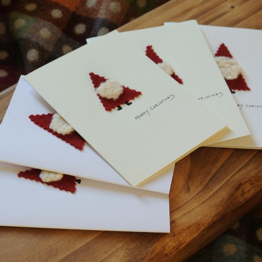 Handmade Christmas Cards - Santa