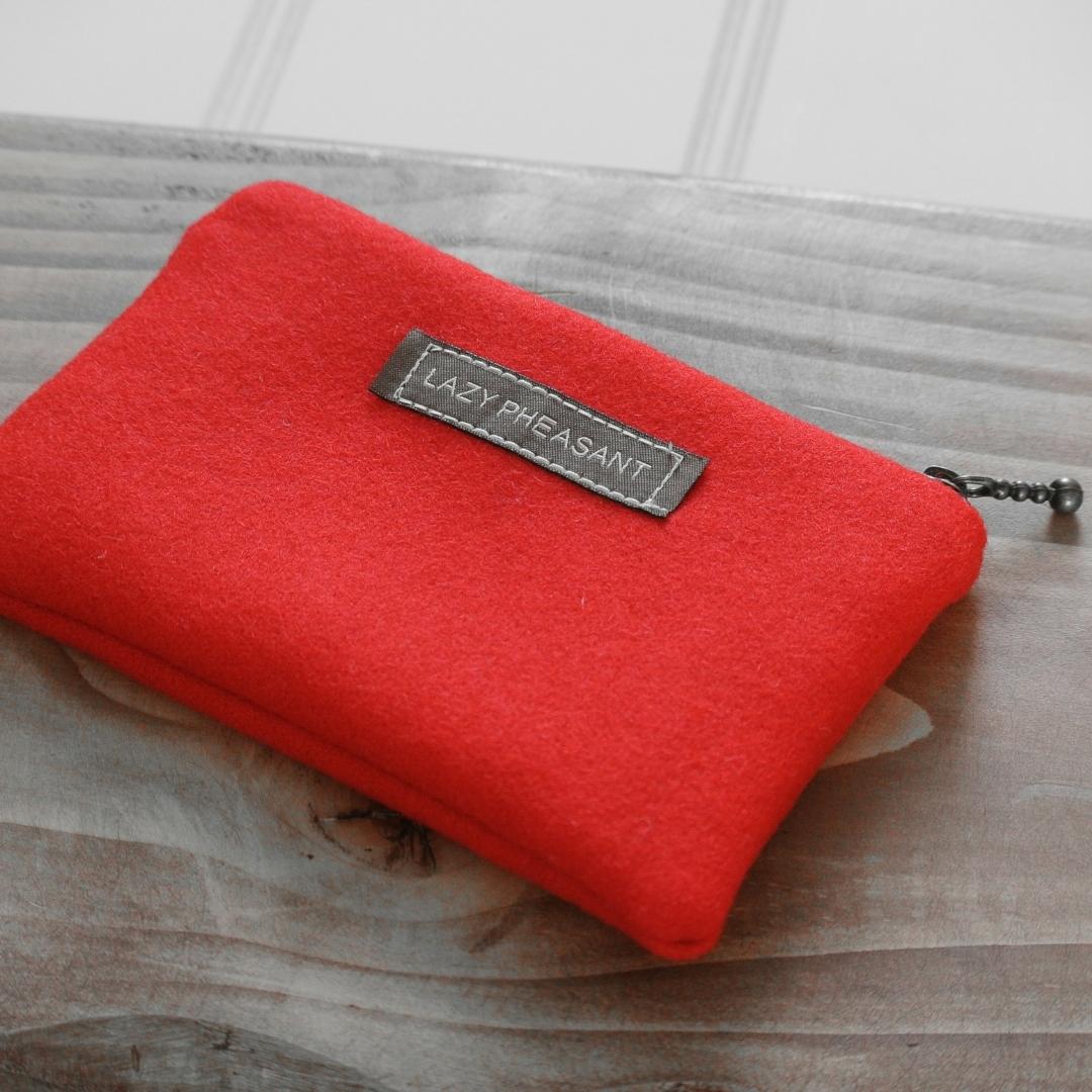 Coin Purse - Neon Red