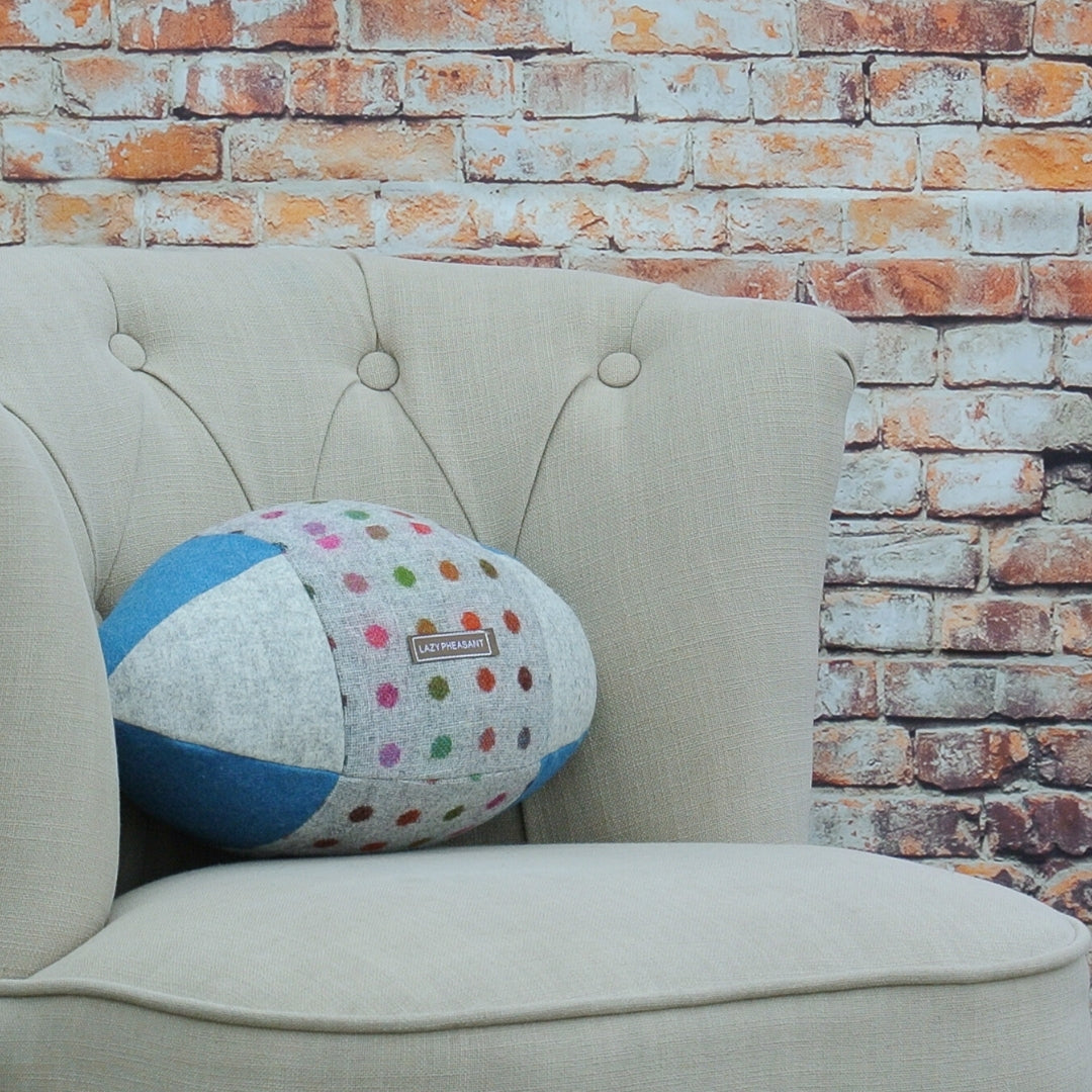 Rugby Ball Cushion - Kennedy