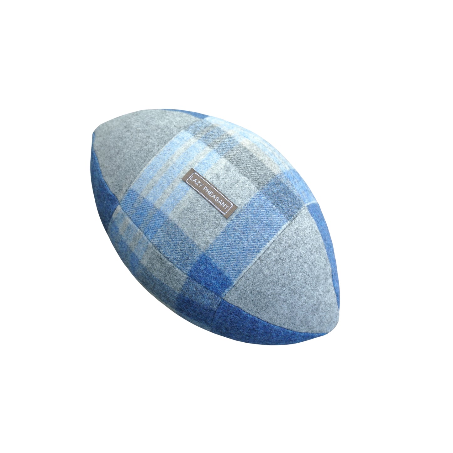 Rugby Ball Cushion - Blues