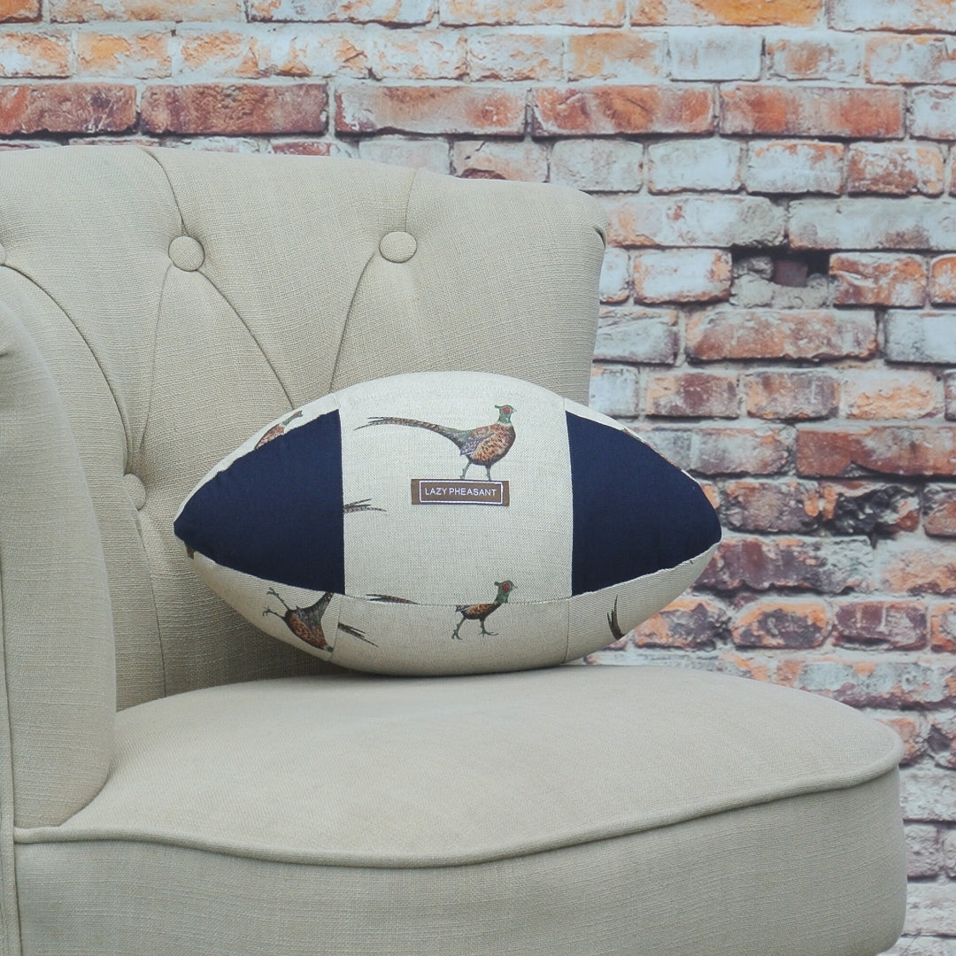 Rugby Ball Cushion - Newark