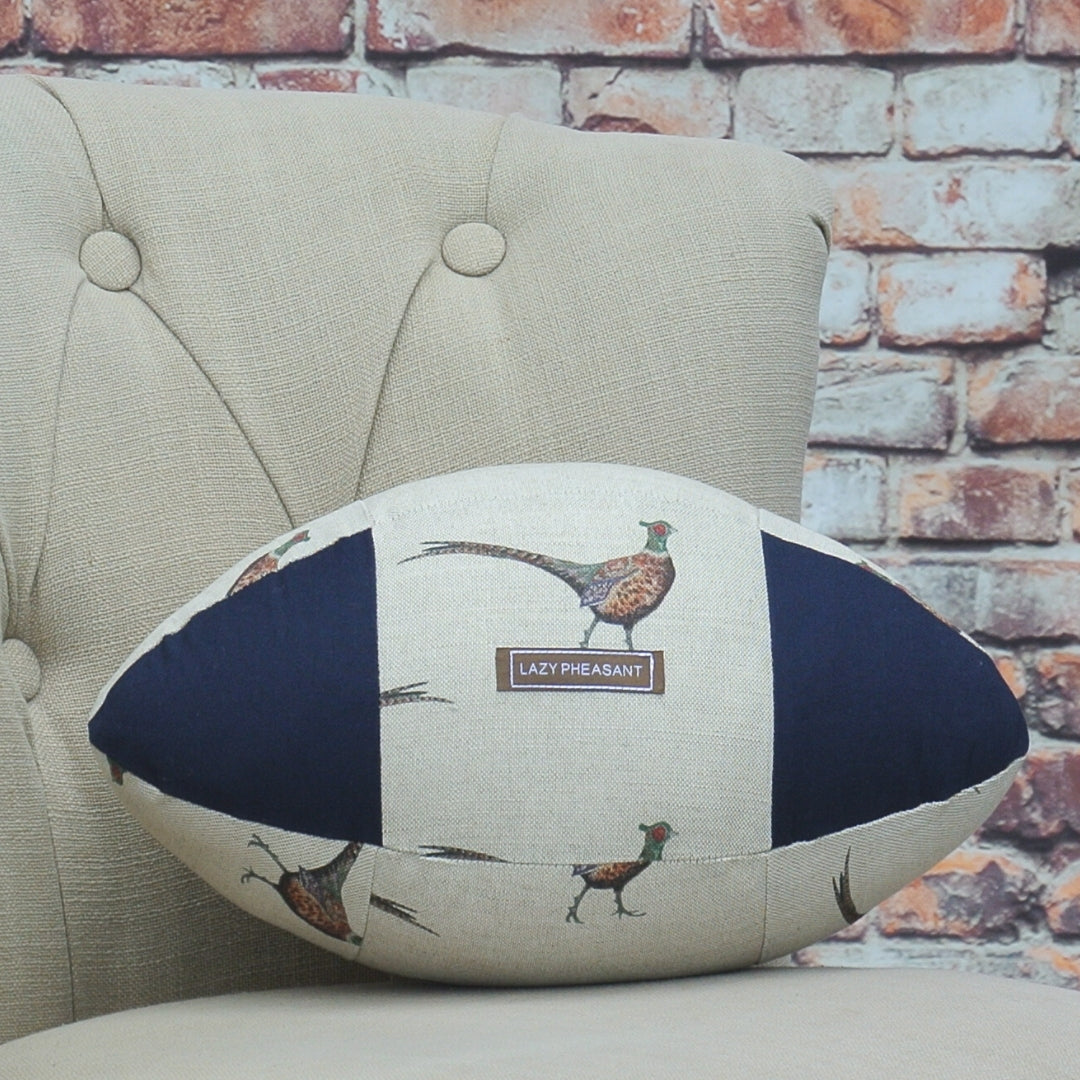 Rugby Ball Cushion - Newark