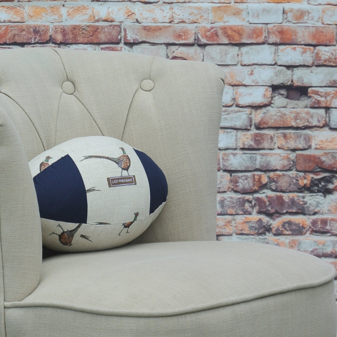 Rugby Ball Cushion - Newark