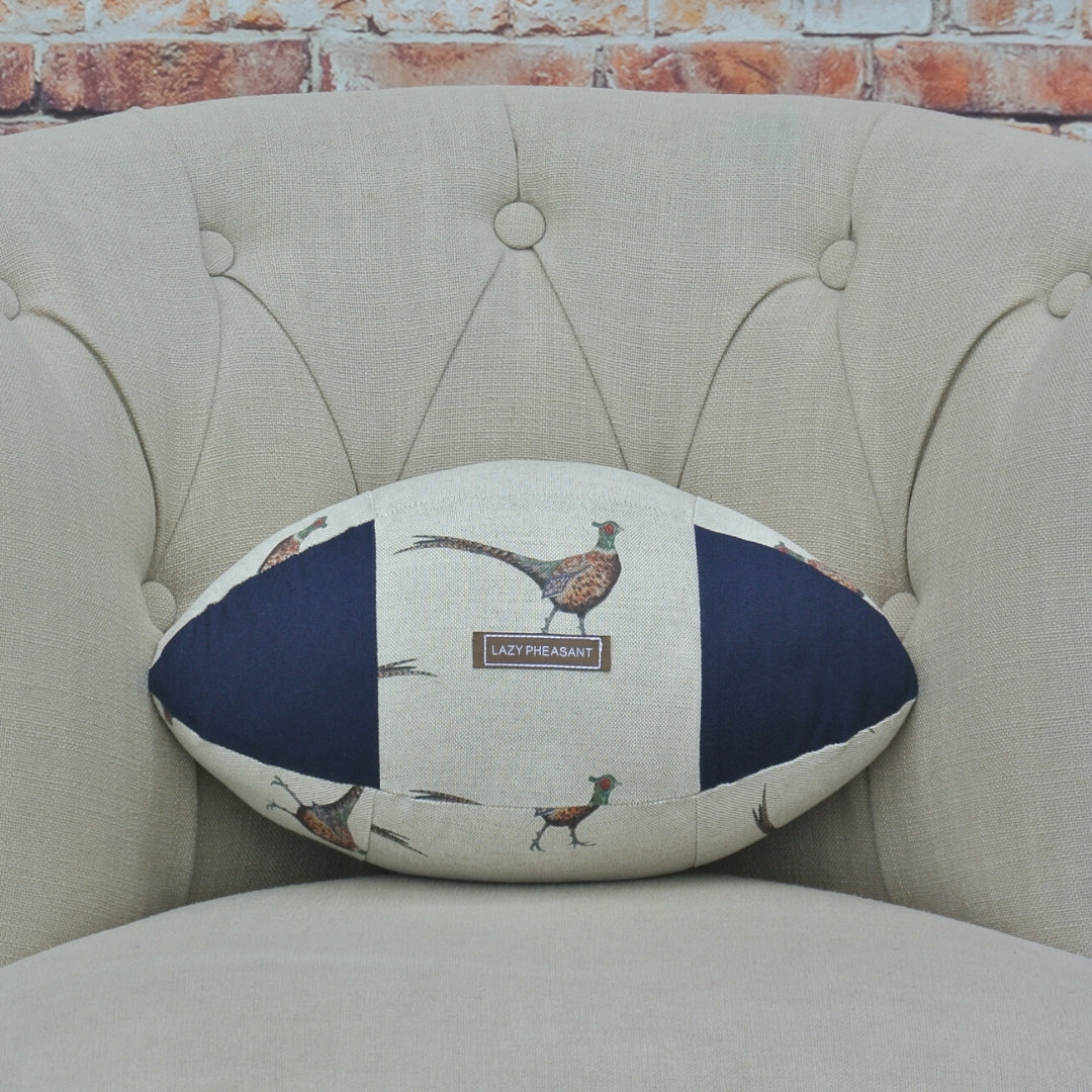 Rugby Ball Cushion - Newark