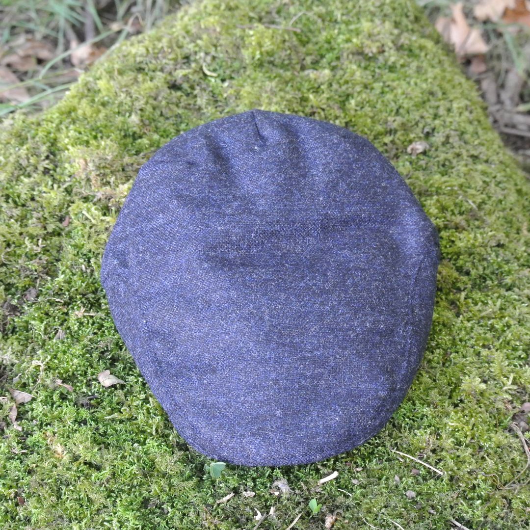 Twill Flat Cap - Navy