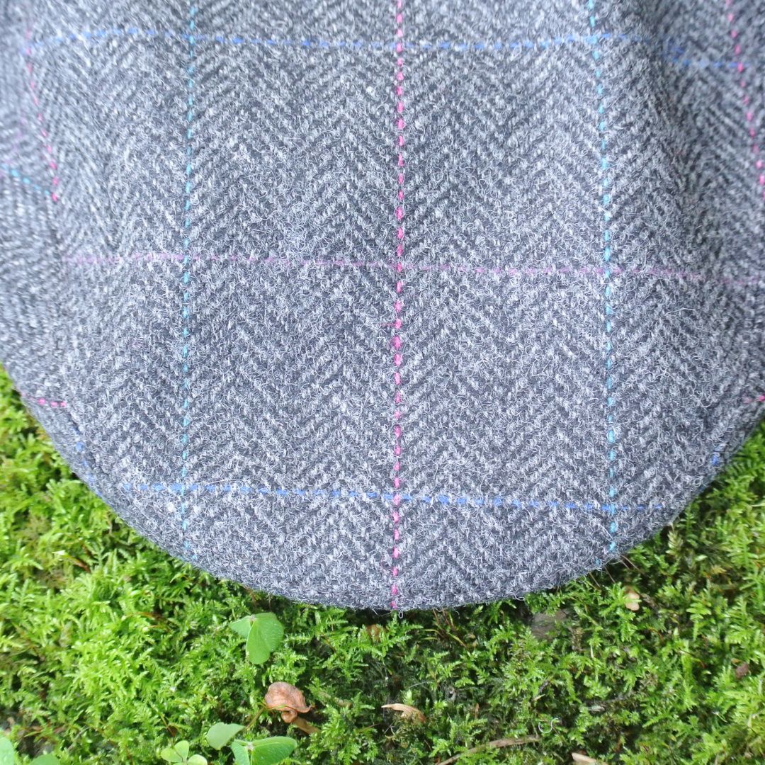 Tweed Flat Cap - Grey Windowpane