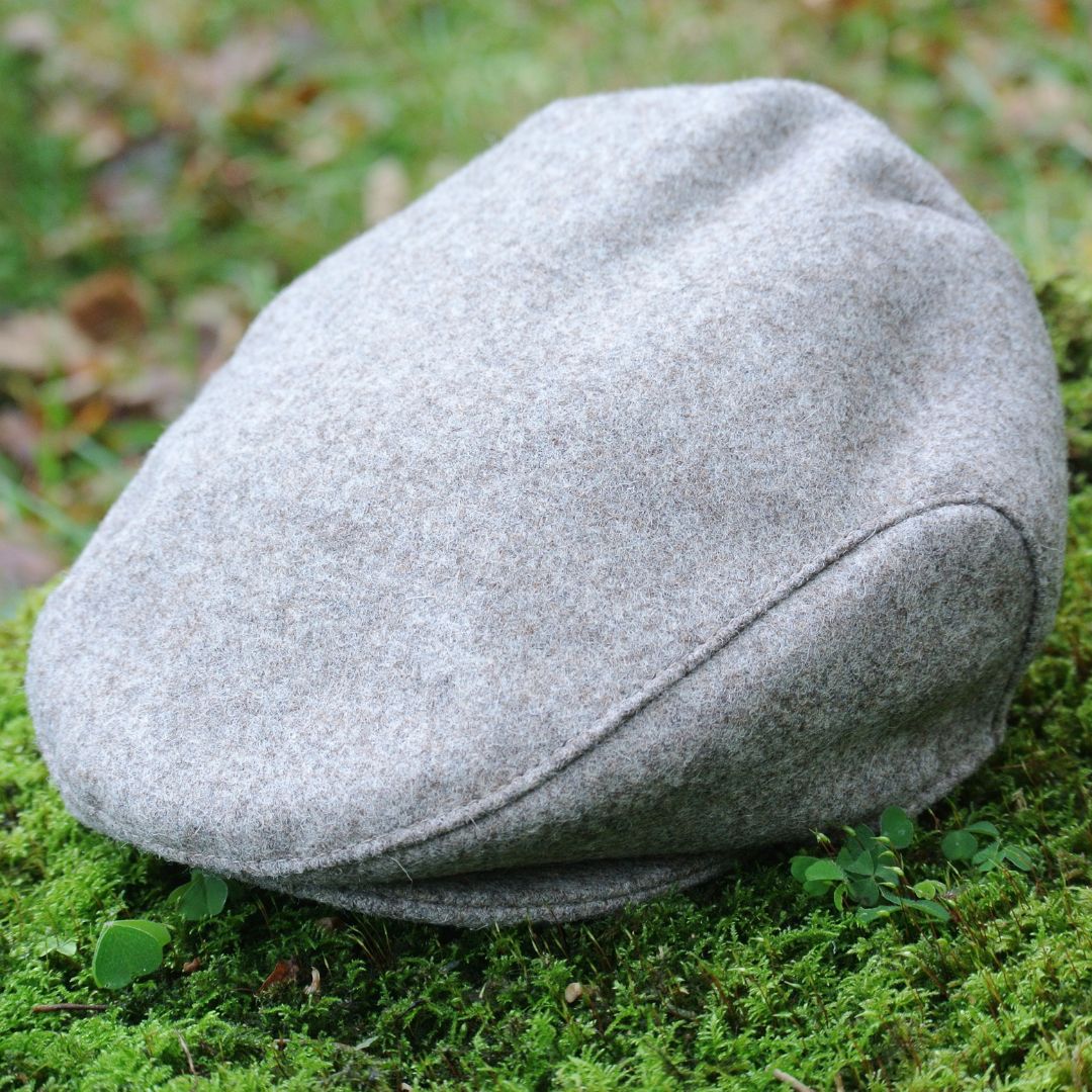 Tweed Flat Cap - Mushroom