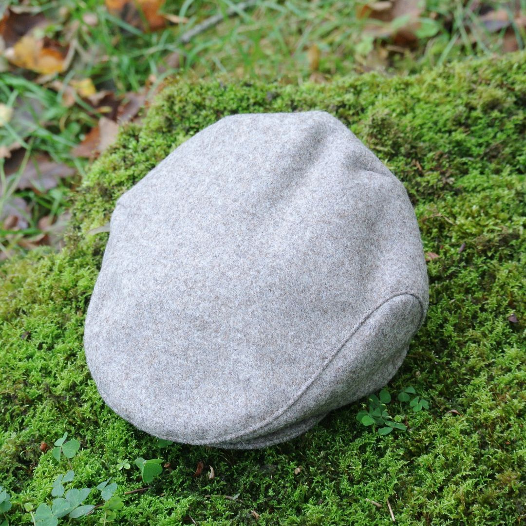 Tweed Flat Cap - Mushroom