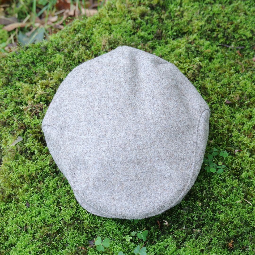 Tweed Flat Cap - Mushroom