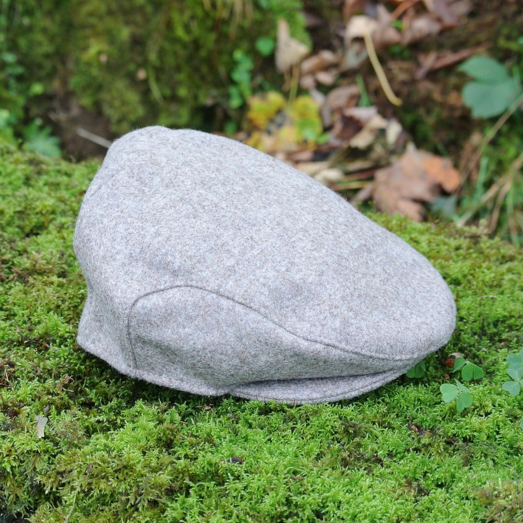 Tweed Flat Cap - Mushroom