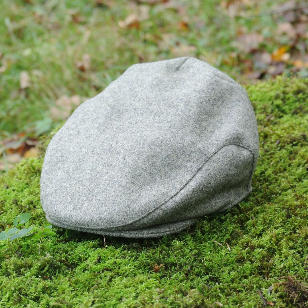 Tweed Flat Cap - Grey