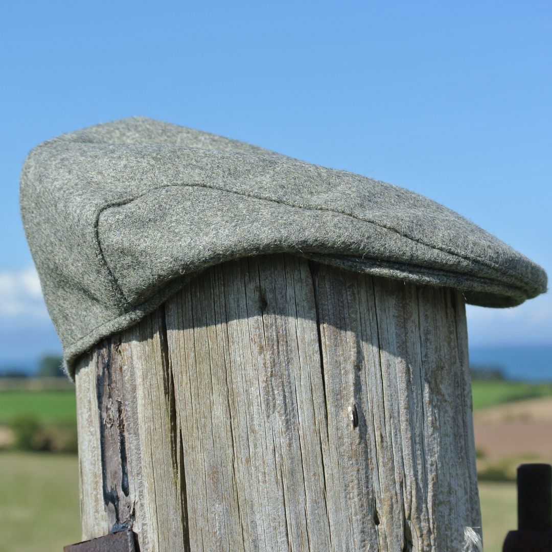 Tweed Flat Cap - Grey