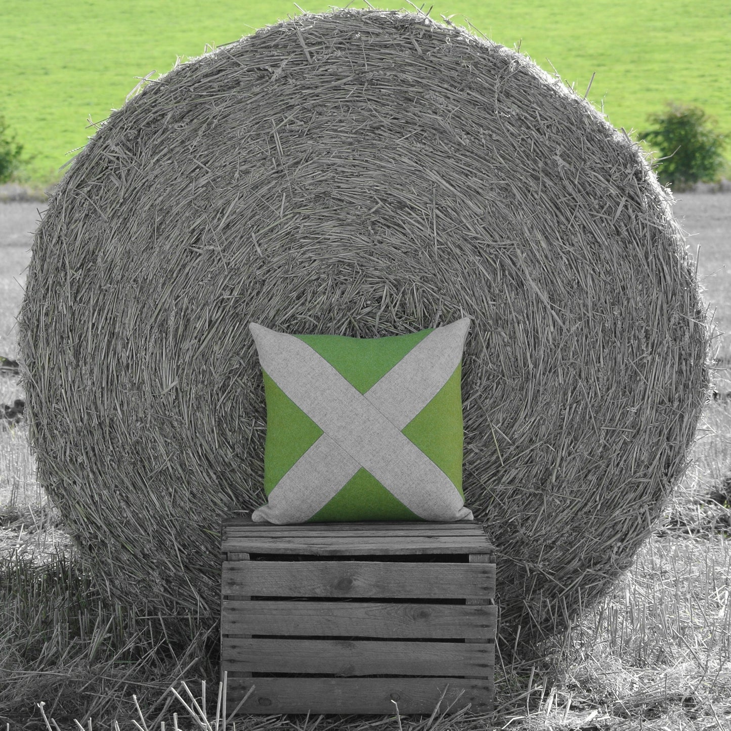 Saltire Smash - Lime Green