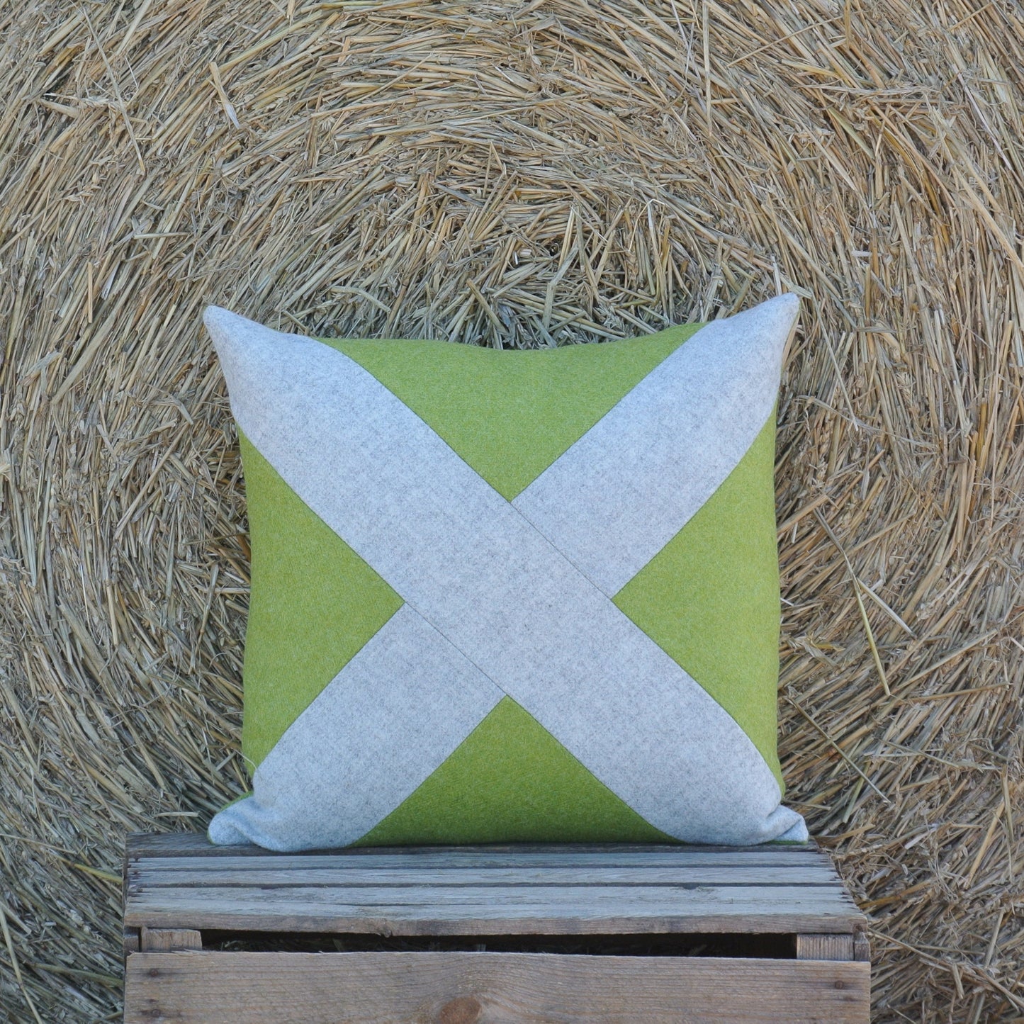 Saltire Smash - Lime Green