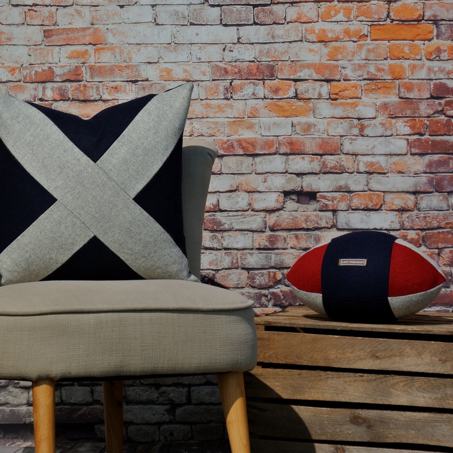 Saltire Smash - Navy Blue