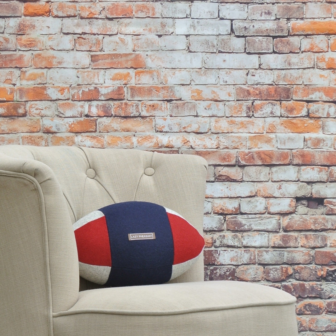 Rugby Ball Cushion - Rugby Union Jack