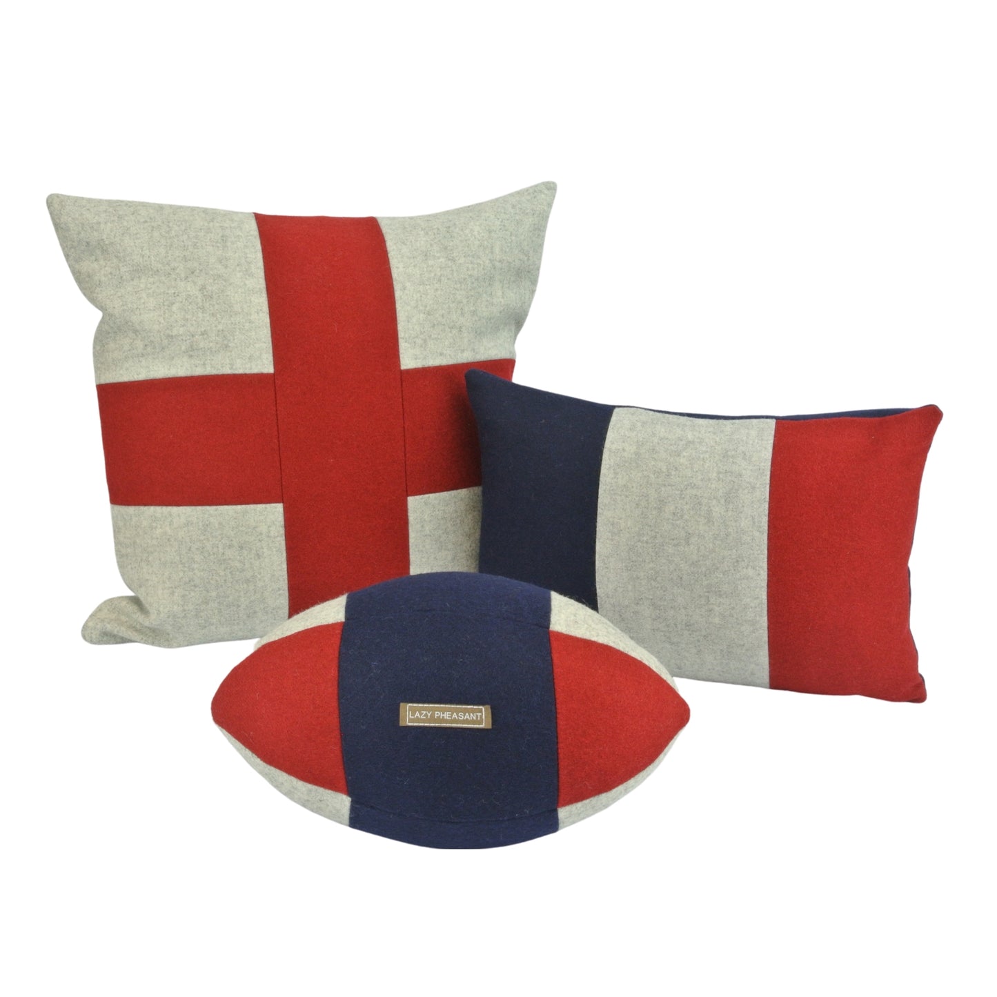 Rugby Ball Cushion - Rugby Union Jack