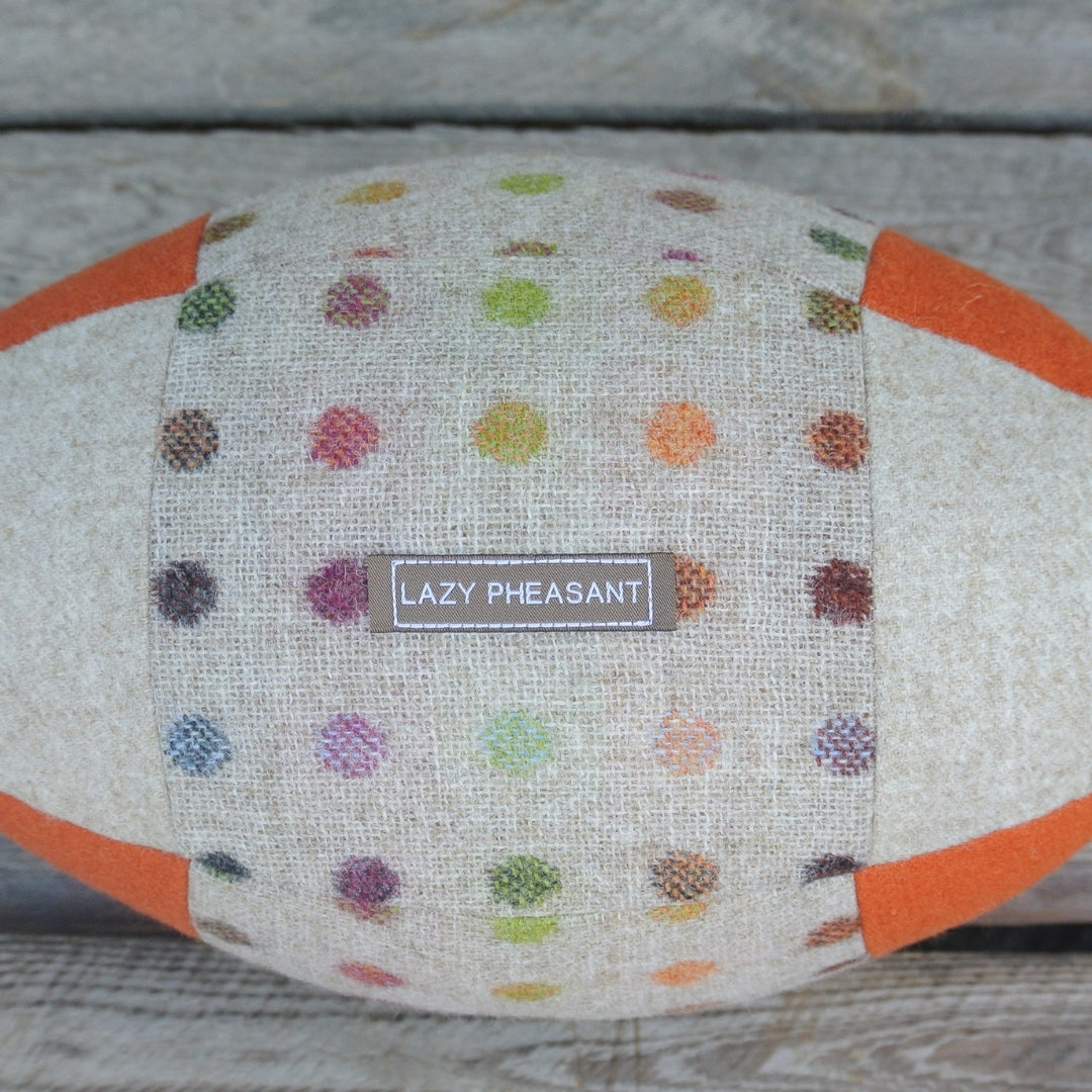 Rugby Ball Cushion - Spot On