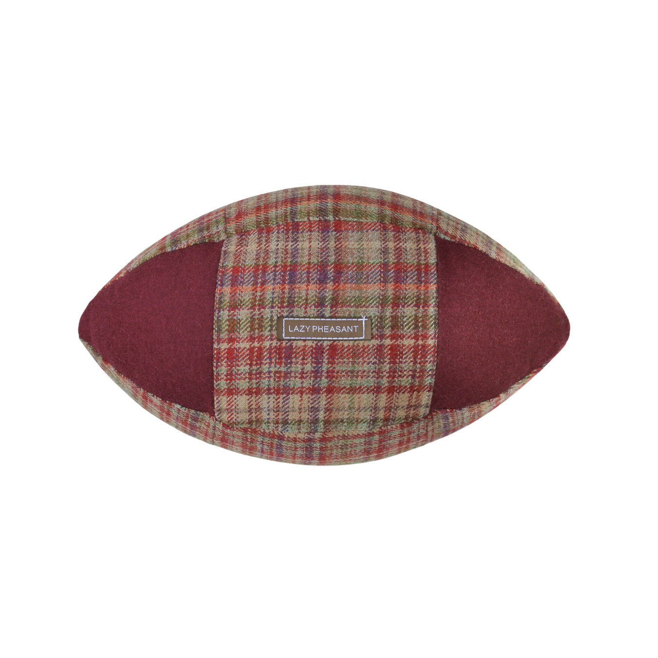 Rugby Ball Cushion - Braemar - Mulberry Home