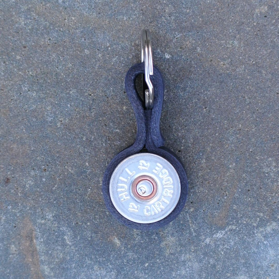 Cartridge Leather Key Ring