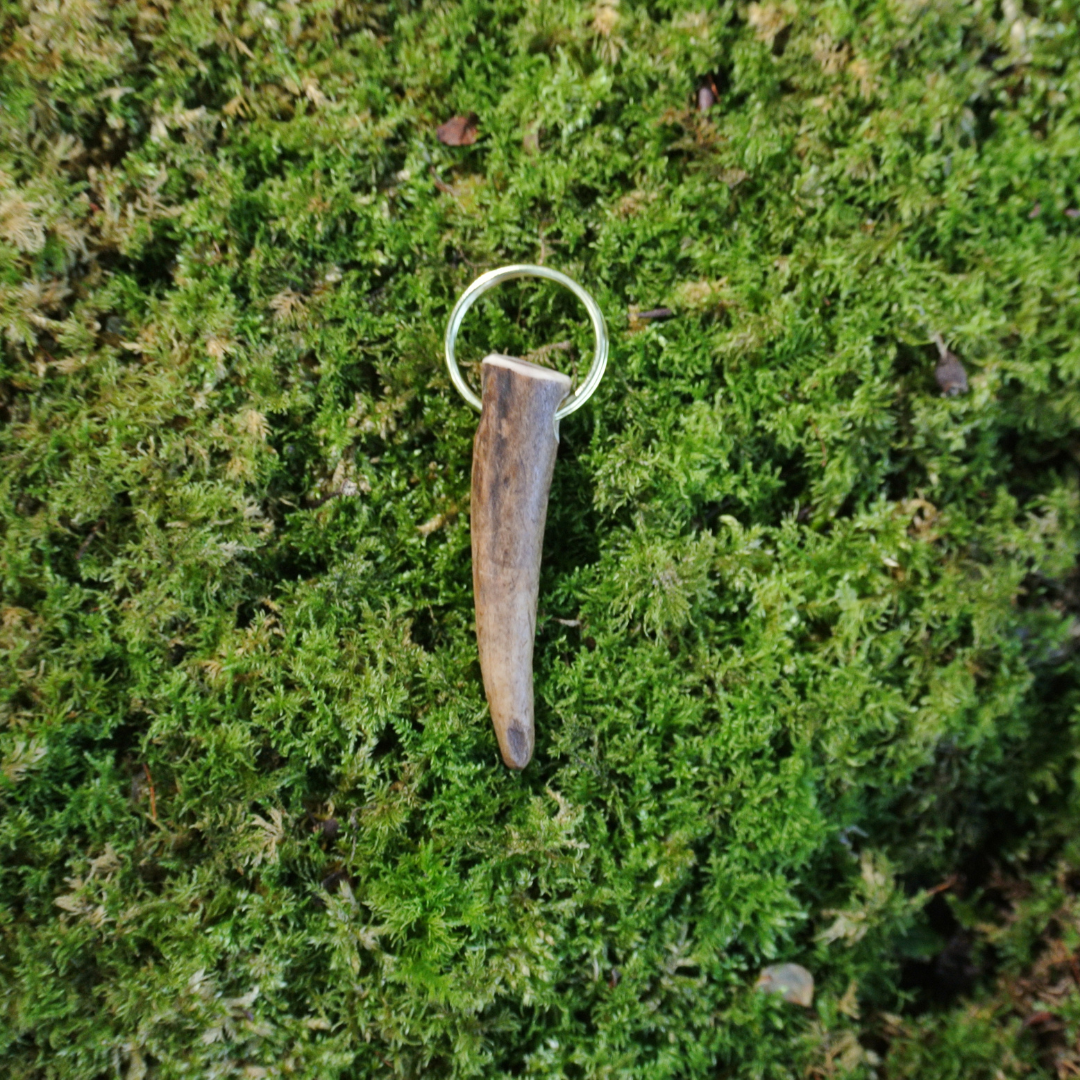 Deer Antler Keyring