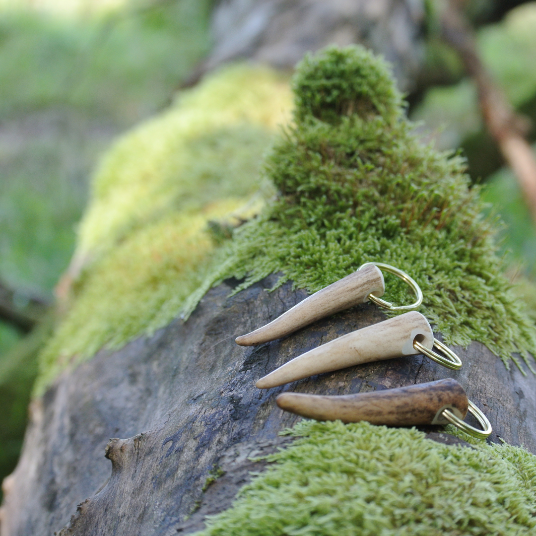 Deer Antler Keyring