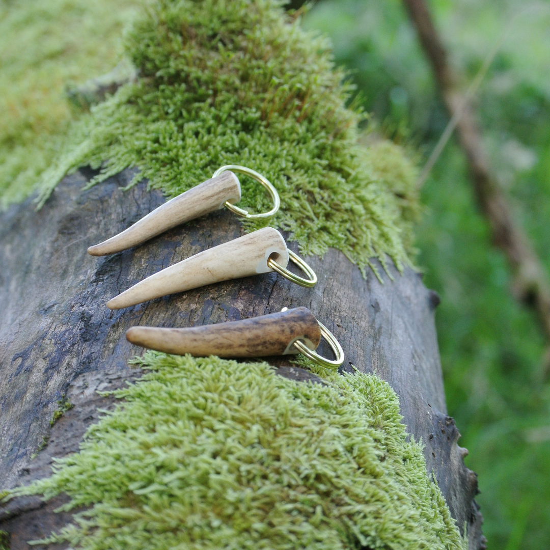 Deer Antler Keyring