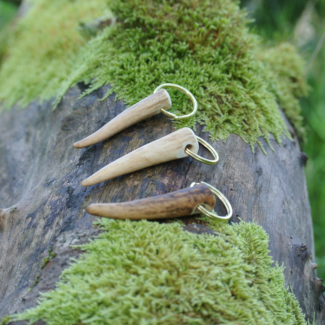 Deer Antler Keyring