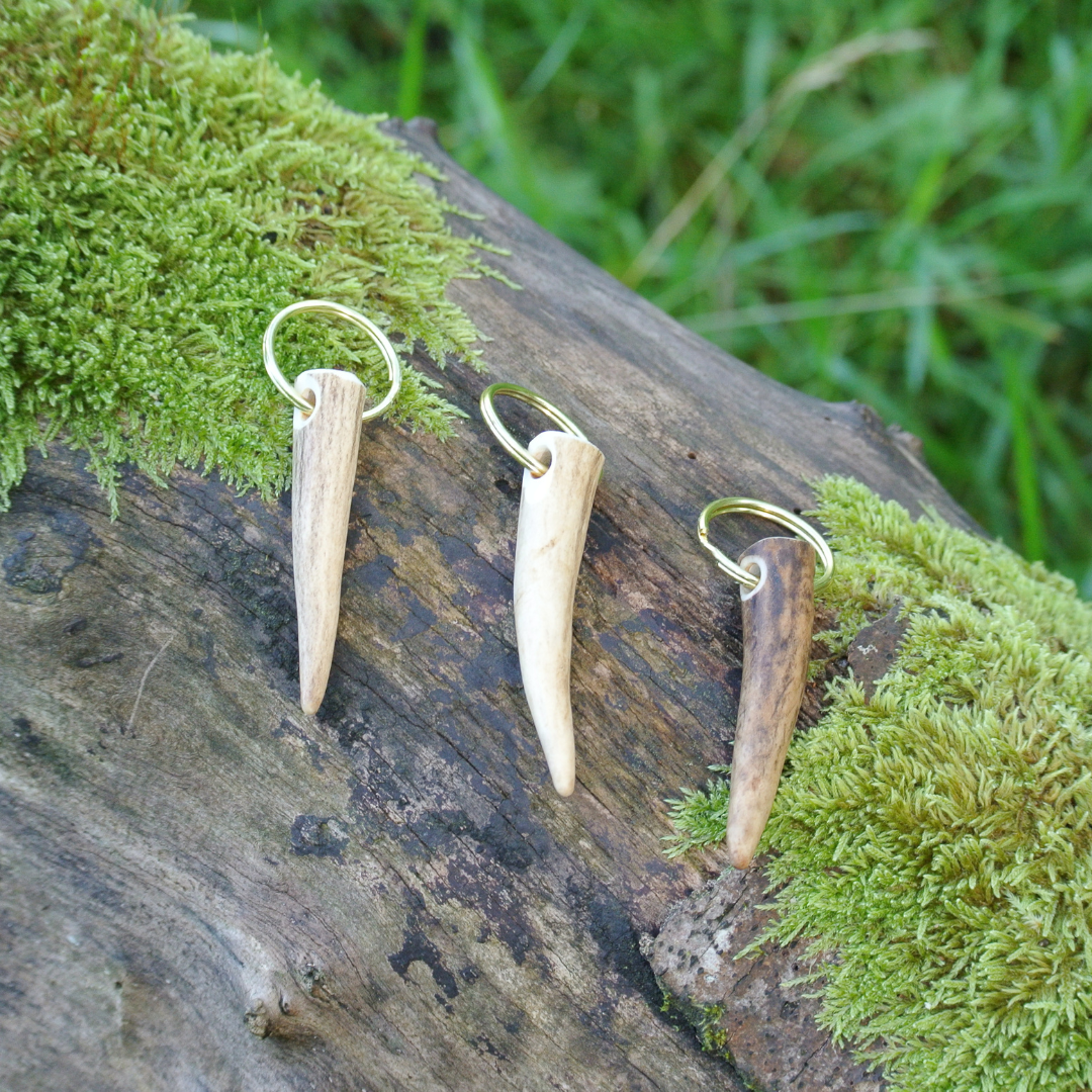 Deer Antler Keyring