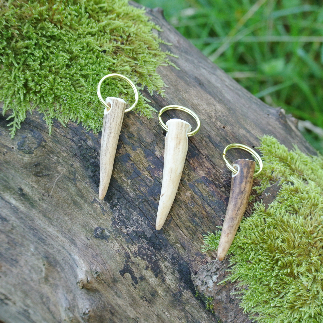 Deer Antler Keyring