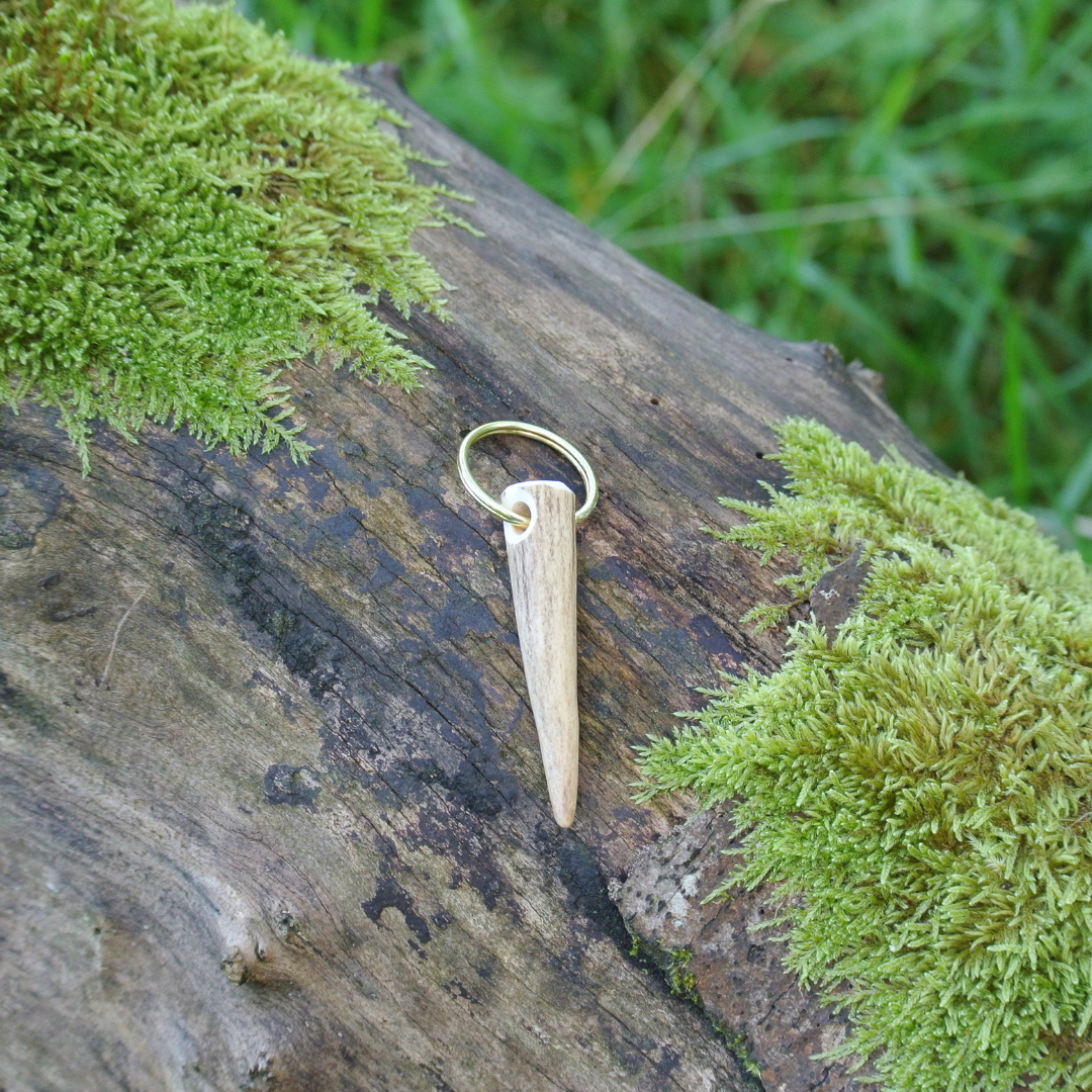 Deer Antler Keyring