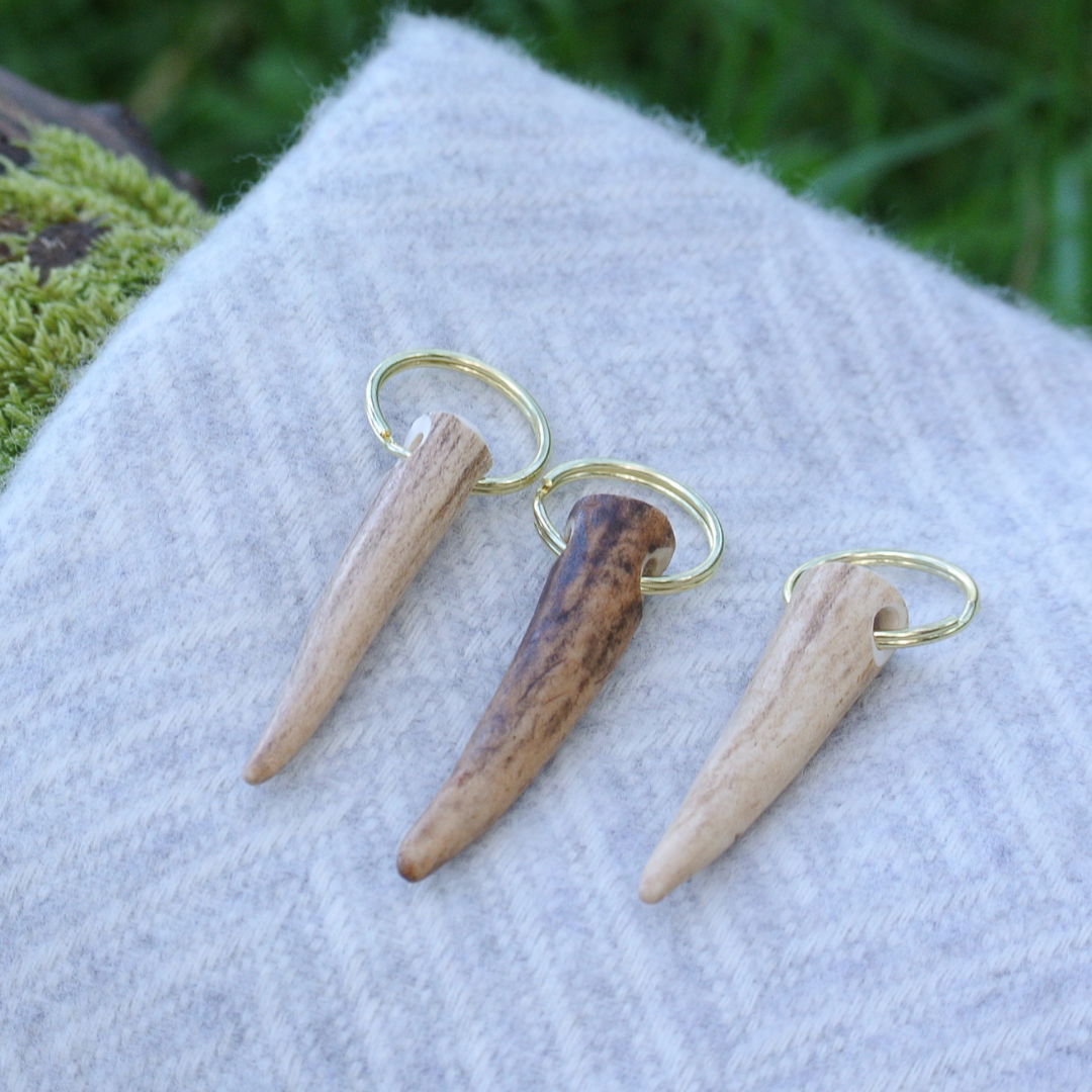 Deer Antler Keyring