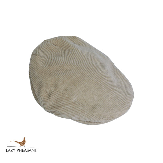 Flat Cap - Jack - Beige Corduroy