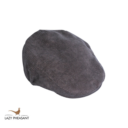 Flat Cap - James - Dark Brown Corduroy