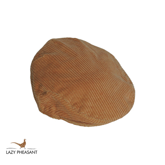 Flat Cap - John - Tan Corduroy