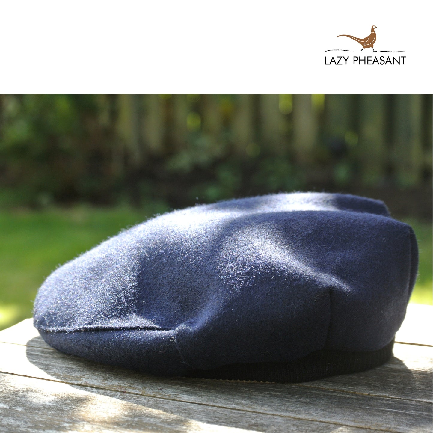 Kids Tweed Flat Cap - Navy Blue