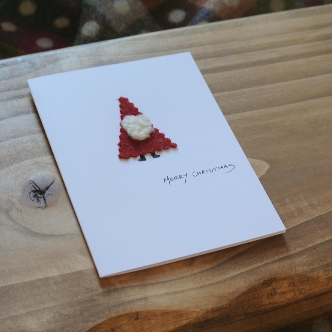 Handmade Christmas Cards - Santa