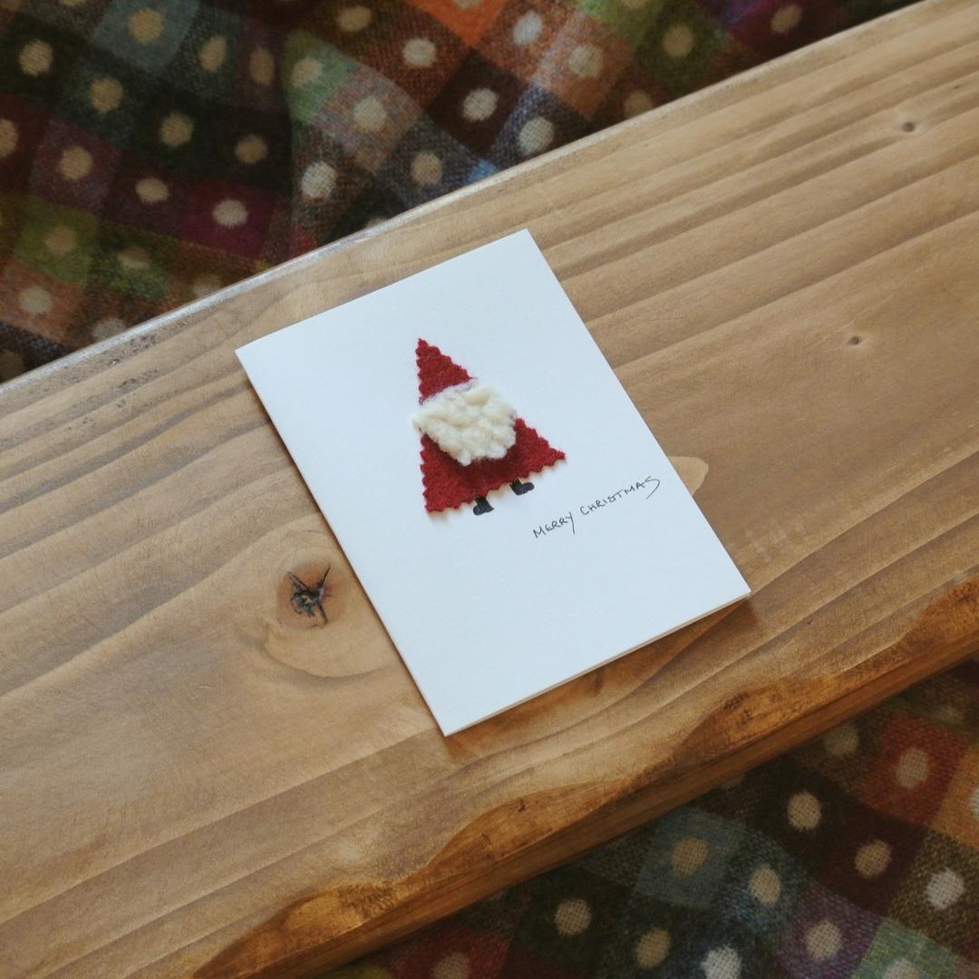 Handmade Christmas Cards - Santa