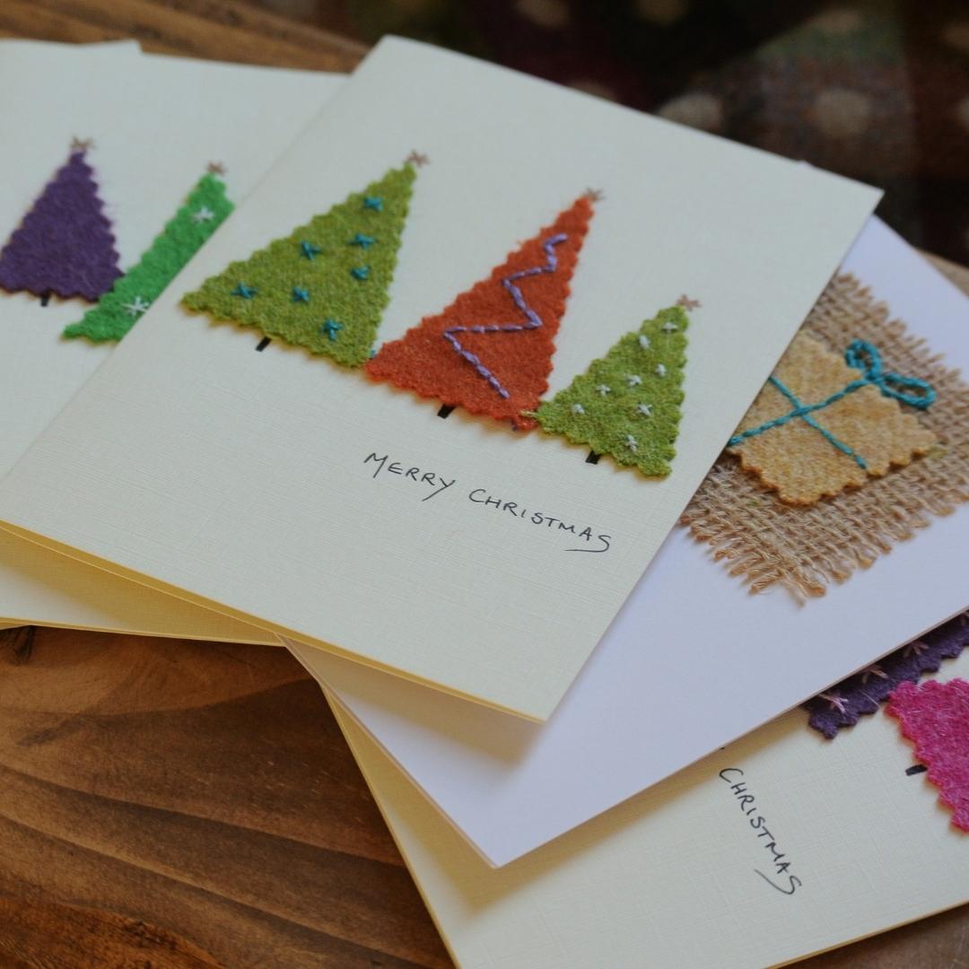 Handmade Christmas Cards - Funky Christmas