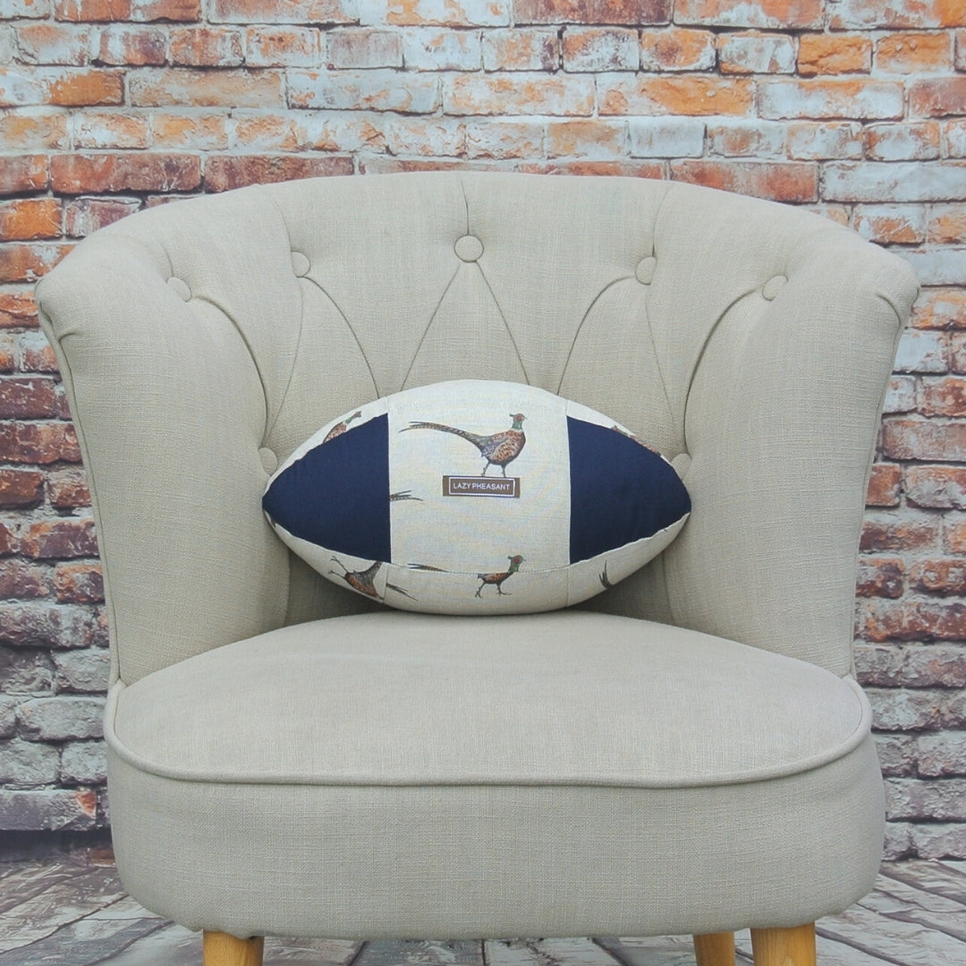 Rugby Ball Cushion - Newark