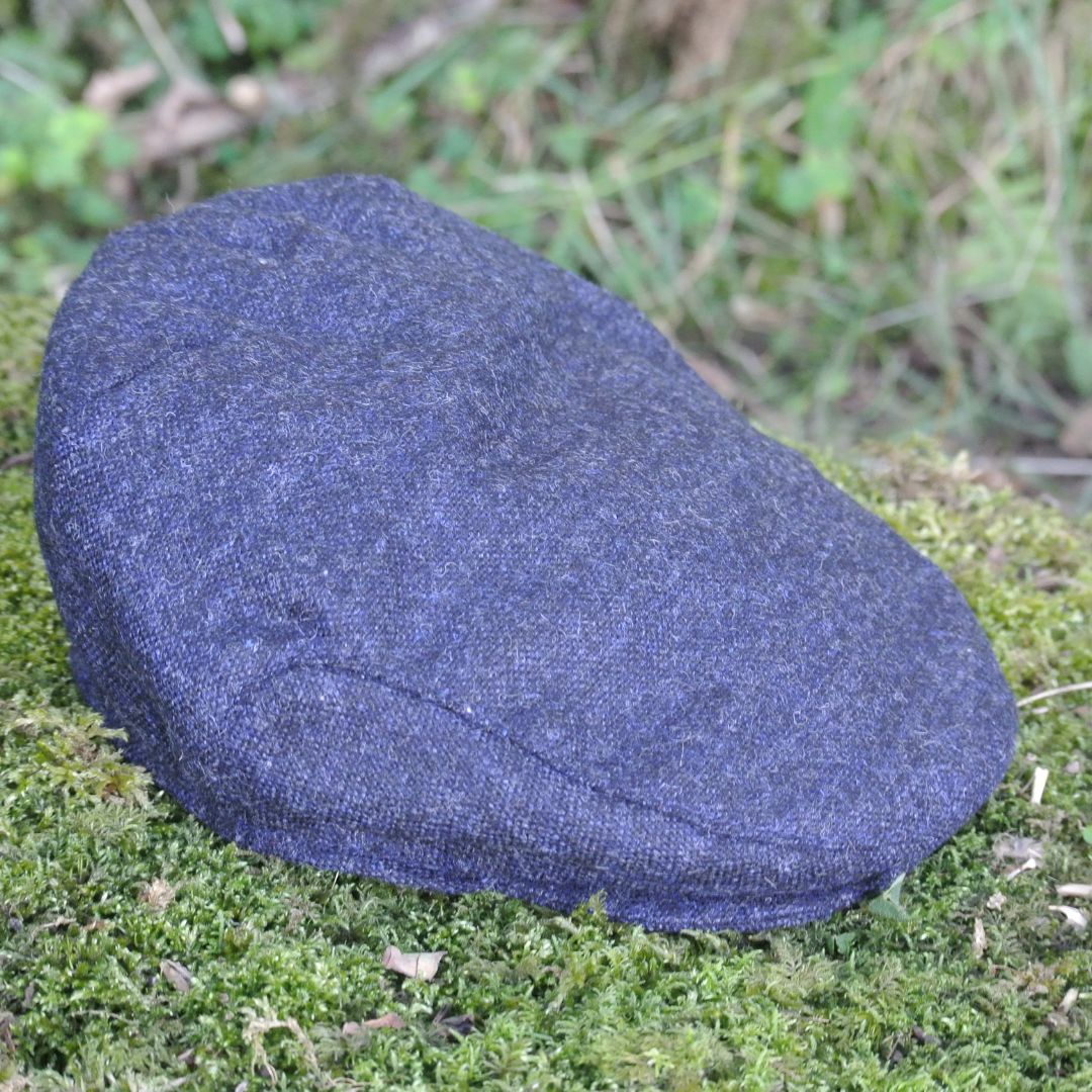 Twill Flat Cap - Navy