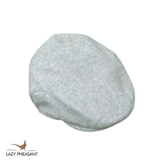 Tweed Flat Cap - Grey