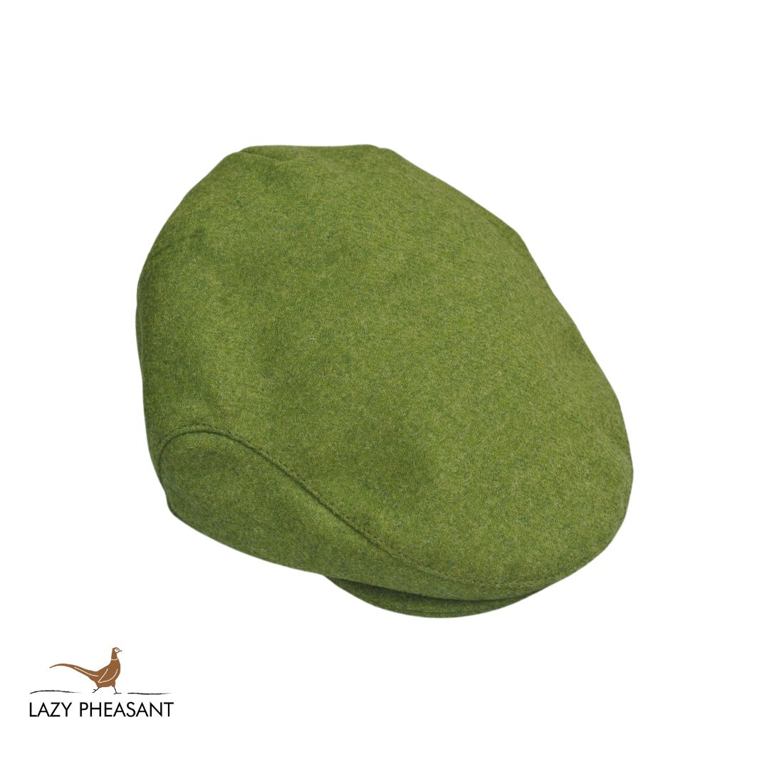 Tweed Flat Cap - Green