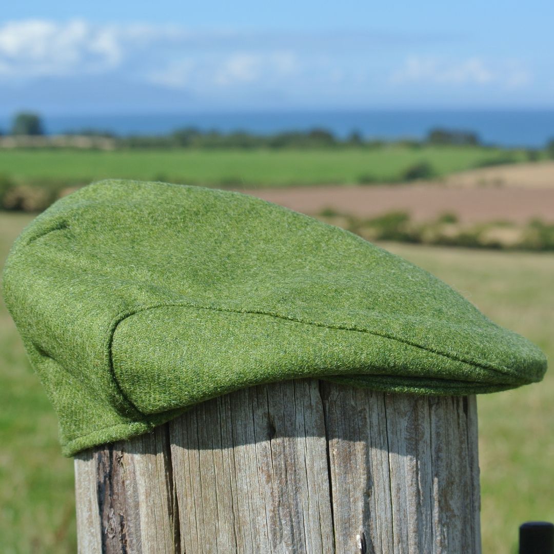 Tweed Flat Cap - Green